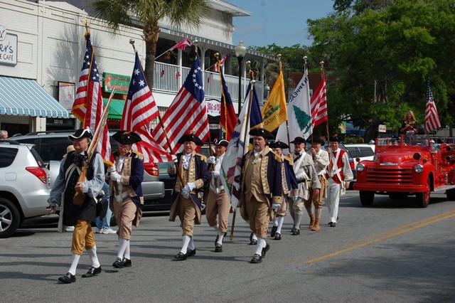 Continentals Leading Parade.JPG